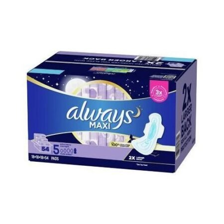 Always Extra Heavy Overnight Pad-54Pcs