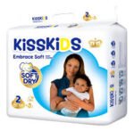 KISSKIDS SOFT DRY BABY Diaper JUMBO (S108)