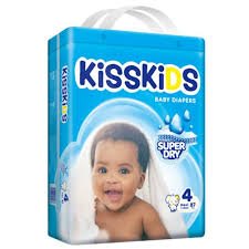 KISSKIDS Super Dry Baby Diaper JUMBO (L87)