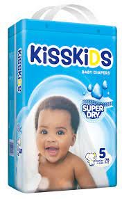 KISSKIDS Super Dry Baby Diaper JUMBO (XL78)