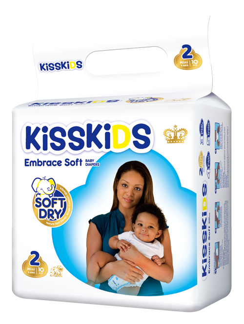 KISSKIDS Super Dry Baby Diaper SMALL (S10)