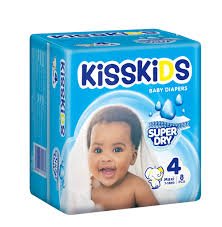 KISSKIDS Super Dry Baby Diaper Small (L8)