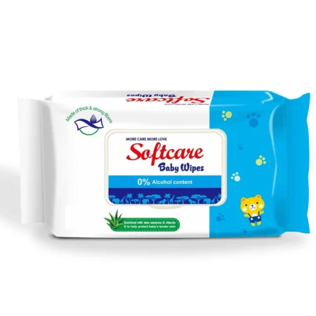 Softcare Baby Wipes Pack Of 60pcs