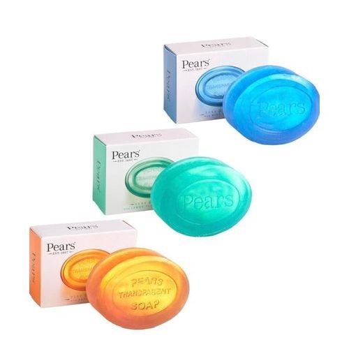 Pears Effective Transparent Bar Soap 3pcs