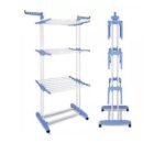 Virony Cloth Hanger / Dryer With Wheels- Blue